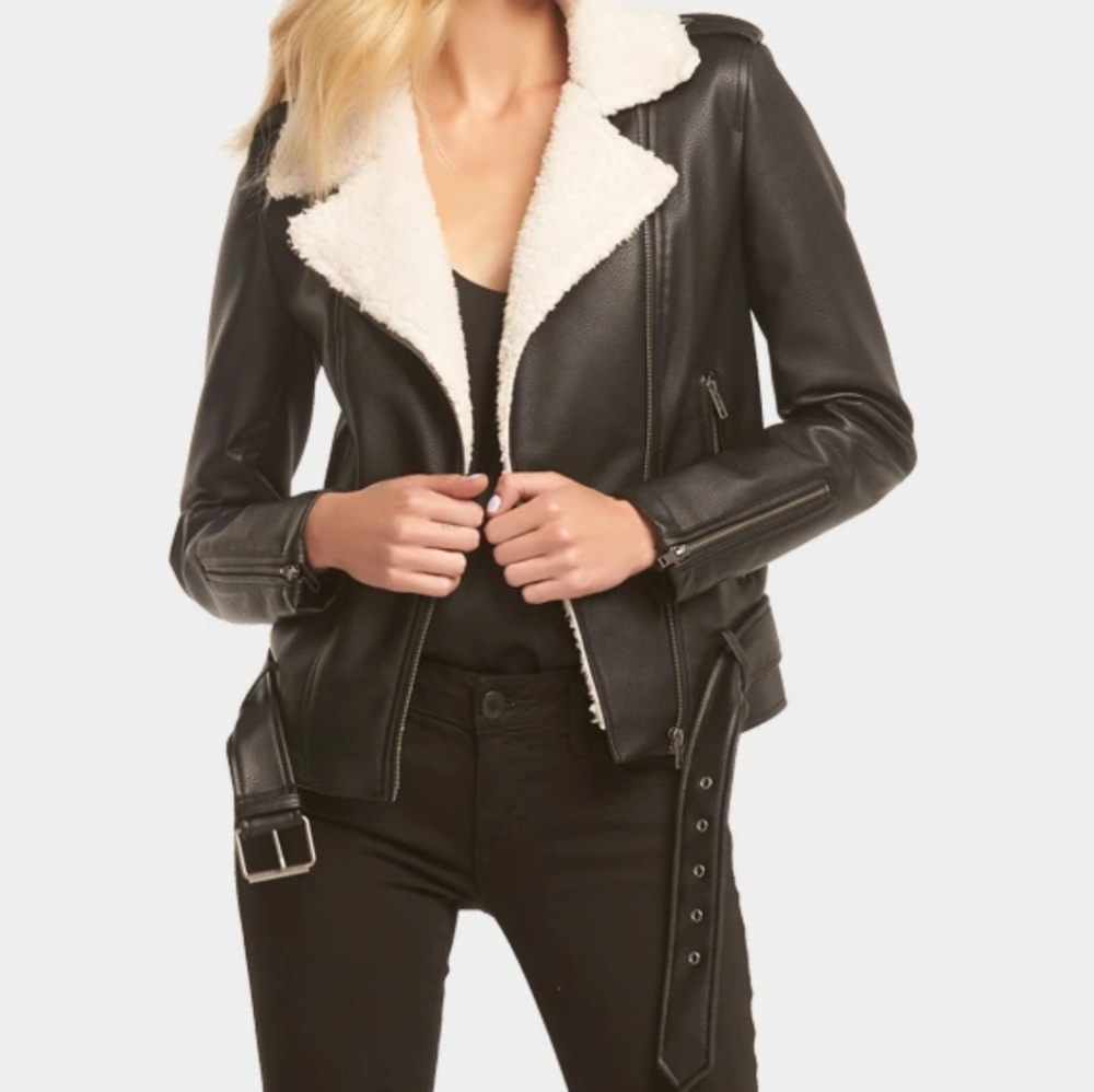 Faux Leather Jacket